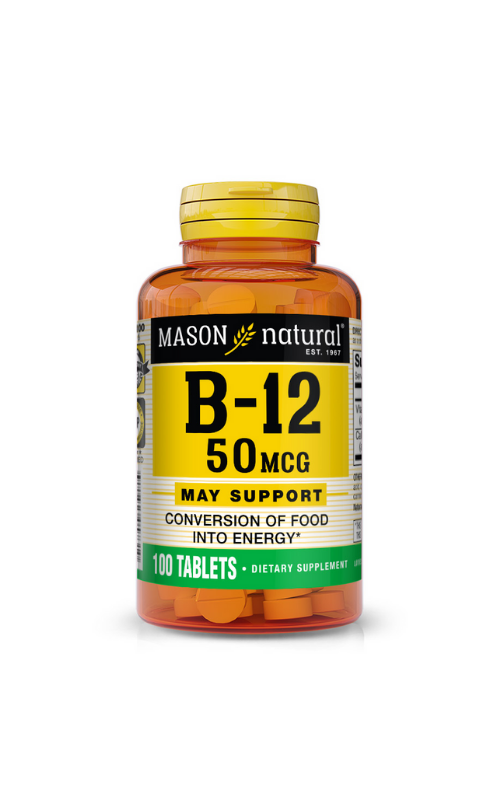 Mason Natural Vitamin B12 500MCG 100 Tablets